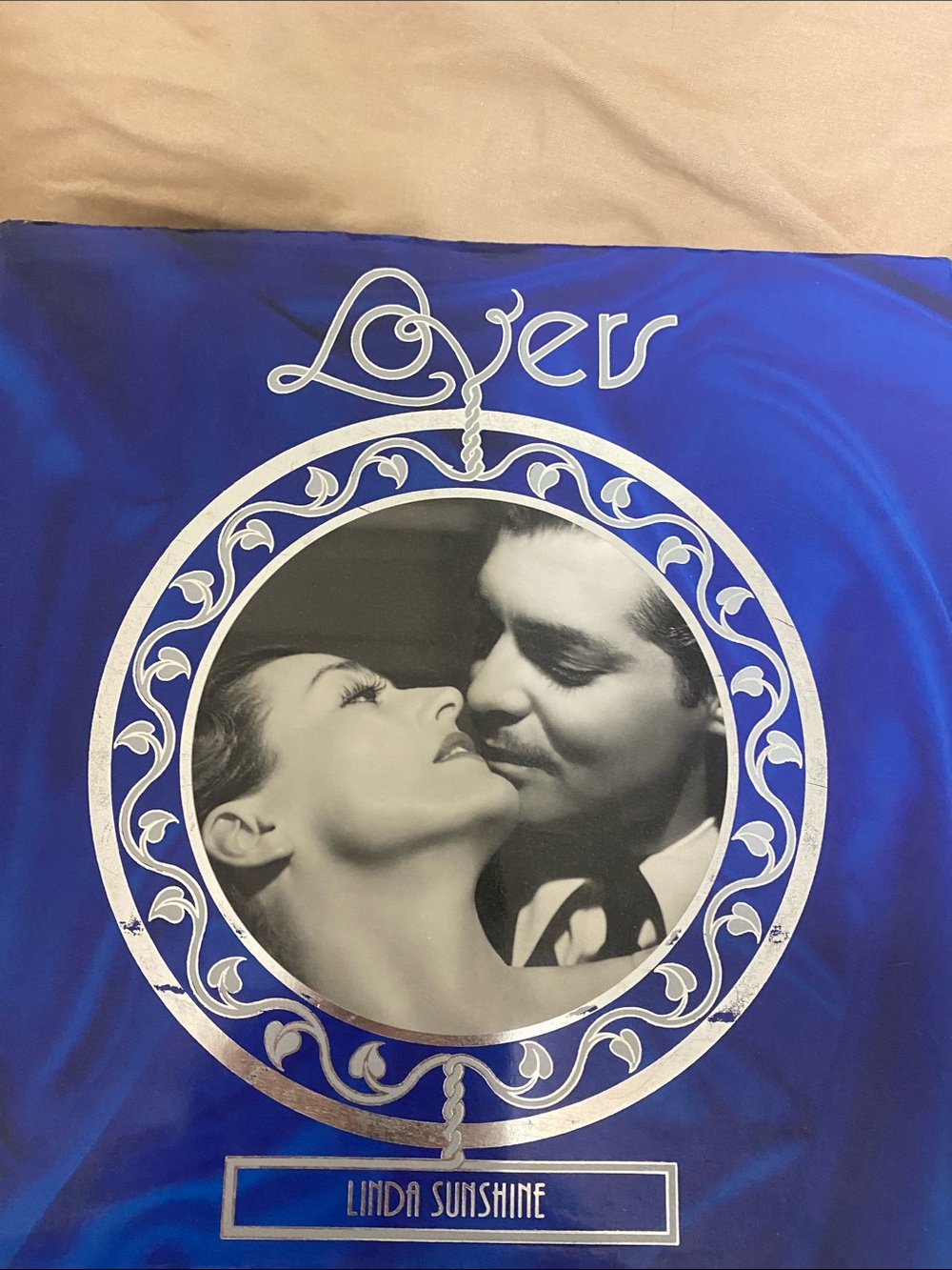 Love Romantic Wall Art Print in Blue and Silver